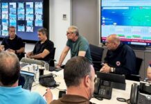 Ο πρωθυπουργός Κυριάκος Μητσοτάκης μετέβη στο Συντονιστικό Κέντρο Επιχείρησης και Διαχείρισης Κρίσεων της Πολιτικής Προστασίας