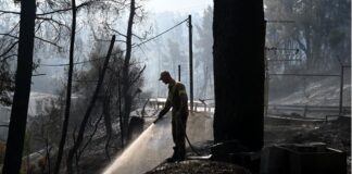 Στα 2.480 στρέμματα η περίμετρος της καμένης εκτασης από την πυρκαγιά στη Σίβηρη Χαλκιδικής σύμφωνα με το ευρωπαϊκό σύστημα copernicus
