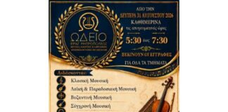 Ωδείο Ι.Μ. Βεροίας, Ναούσης & Καμπανίας: Έναρξη Εγγραφών για το εκπαιδευτικό έτος 2026–2027