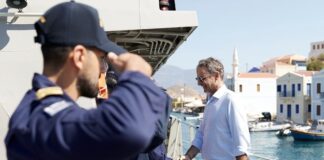 Ο Κυρ. Μητσοτάκης στο Καστελλόριζο για την 83η επέτειο της Απελευθέρωσης – Ιστορική η πρώτη επίσκεψη πρωθυπουργού σε Ρω και Στρογγύλη