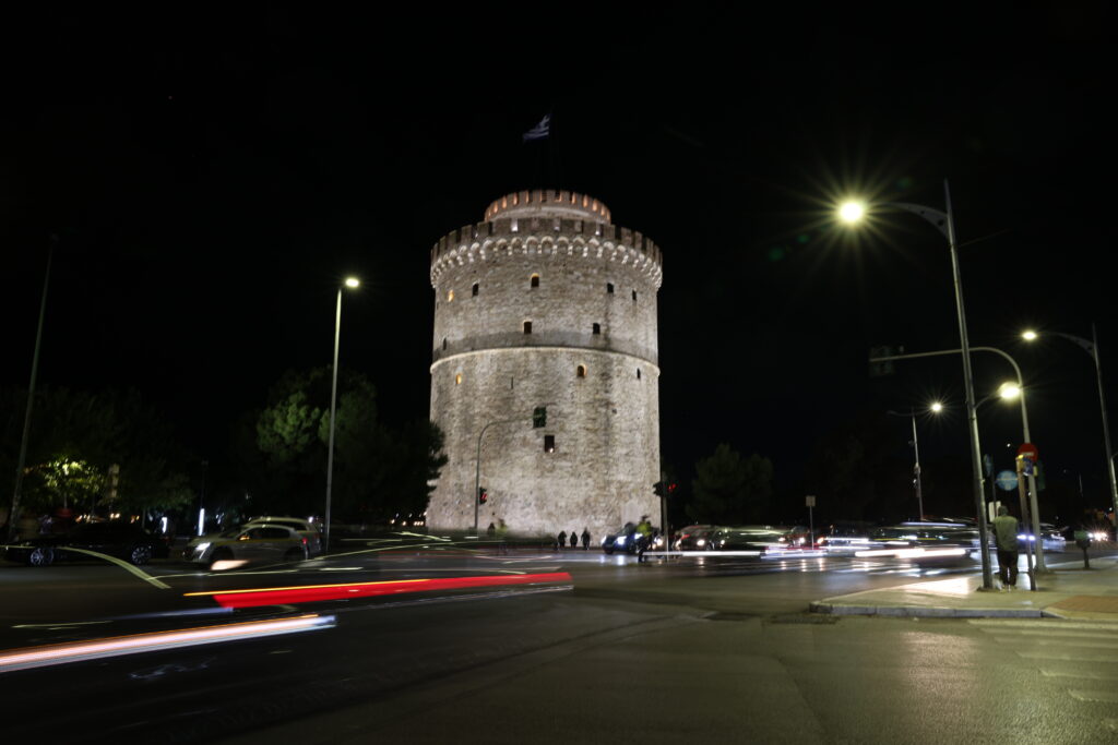 Φωτισμός Λευκού Πύργου φωτο ΑΠΕ